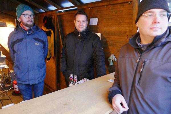 In einer Bude beim Weihnachtsmarkt 2017