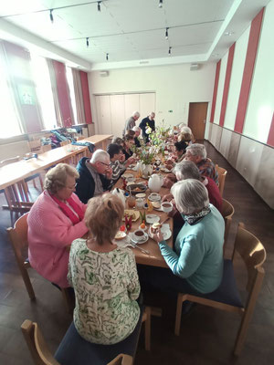 Blick in den Saal von der Küchenseite aus