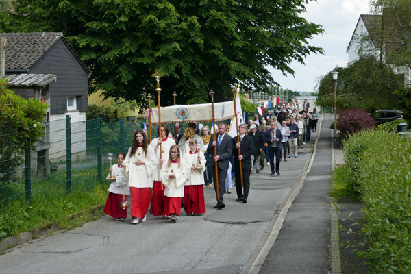 Fronleichnamsprozession in der Kortenstraße