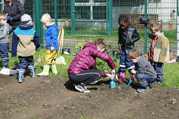 Der erste "Spatenstich" ist getan