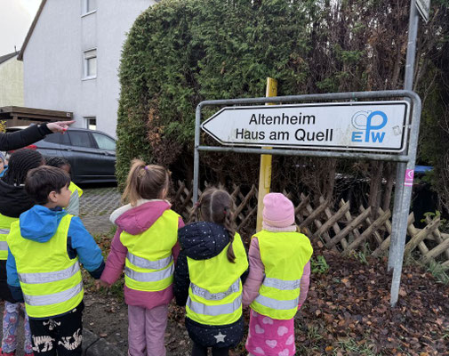 Auf dem Weg zum Altenheim