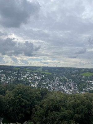 Blick vom Bismarck-Turm über Velbert-Langenberg