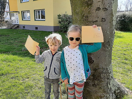 Die Post ist fertig - ab zum Briefkasten