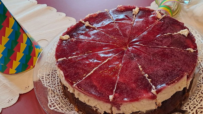 Bild einer selbst gebackenen Torte