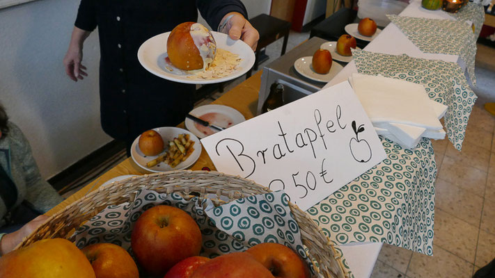 Bratapfelstand