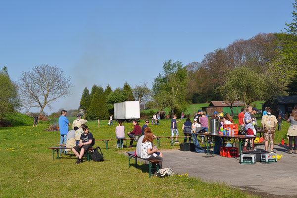 Osterfeuer der Pfadfinder