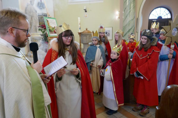Aussendung der Sternsinger 2018