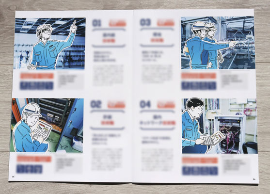 パンフレット　7冊 関電工 高校生採用パンフレット - MIZUTANIKEITA ILLUSTRATIONS