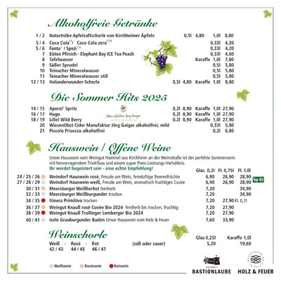 Die 36. Kirchheimer Weindorf Zeitung: Infos - In Gedenken - Speisen - Livemusik - Geschichte - Partner