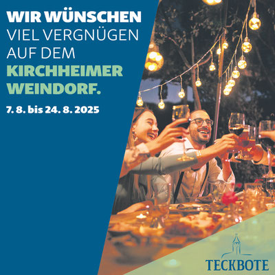 Die 36. Kirchheimer Weindorf Zeitung: Infos - In Gedenken - Speisen - Livemusik - Geschichte - Partner