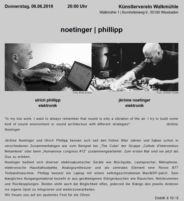 J. Noetinger (r.) - Beispiel Konzertfotos