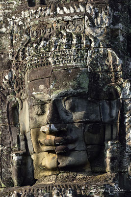 A face of the Bayon Temple