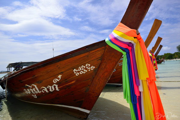 Longtail boat @ Pattaya beach Ko Lipe