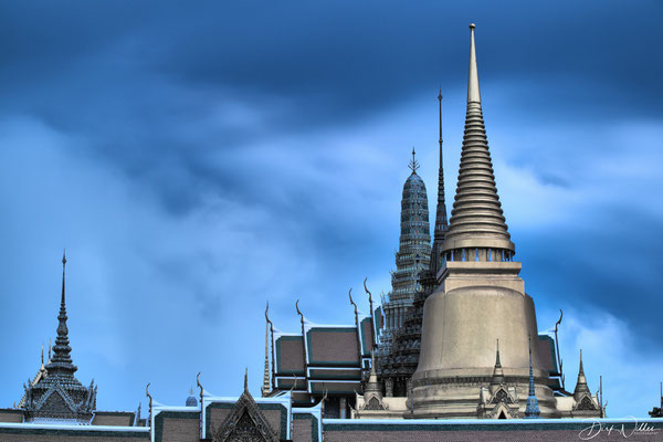 View of the Grand Palace / Wat Phra Kaew (Bangkok, Thailand)