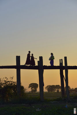 U Bein Bridge [Amarapura/Myanmar]