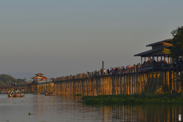 U Bein Bridge [Amarapura/Myanmar]