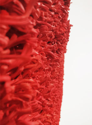 HESITATION Detail // ZURÜCKHALTUNG 2022 Mischtechnik (Seil, Lack) 120 x 130 x 8 cm