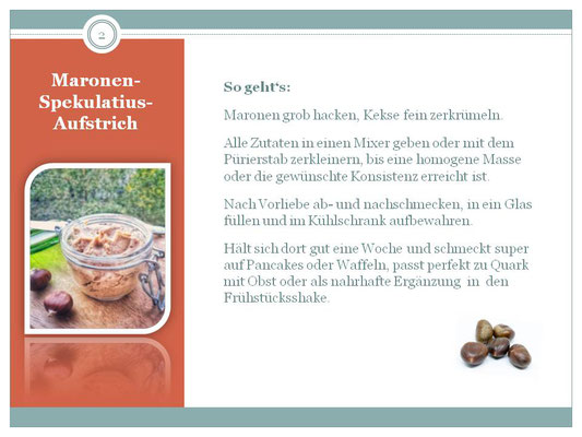 Rezept, Süß, Maronen-Spekulatius-Aufstrich