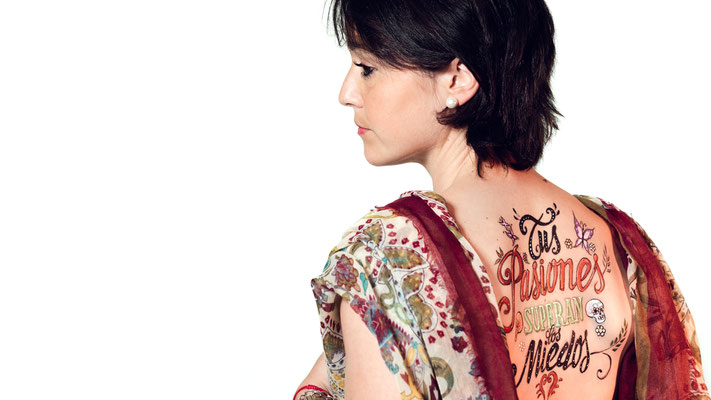 Temporal Tattoo TUS PASIONES SUPERAN LOS MIEDOS para campaña contra el Cáncer 2016 "artmakerstudio"