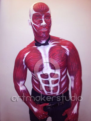 HALLOWEN Body painting. Maquillaje corporal especial para particular. Palma de Mallorca 