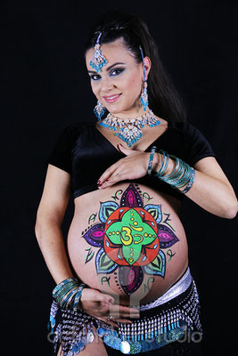 Curso Belly Painting Madrid 2015 de Jessica