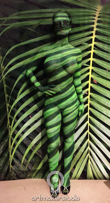 Body Art y Camuflaje Making of Museo Reina Sofia