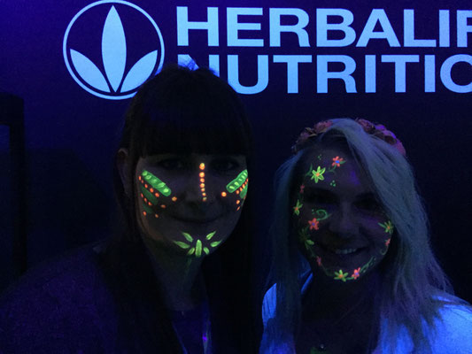 Face painting Eventos Fluor Herbalife Madrid