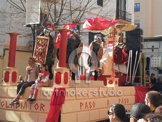 Carroza Carnaval GLADIATOR IBIZA 2013