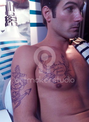 "Gaultier Forever" TEMPORARY TATTOO - tatuajes temporales para evento Jean Paul Gaultier 