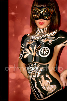 Body Painting particular. "El Jardín del Edén"