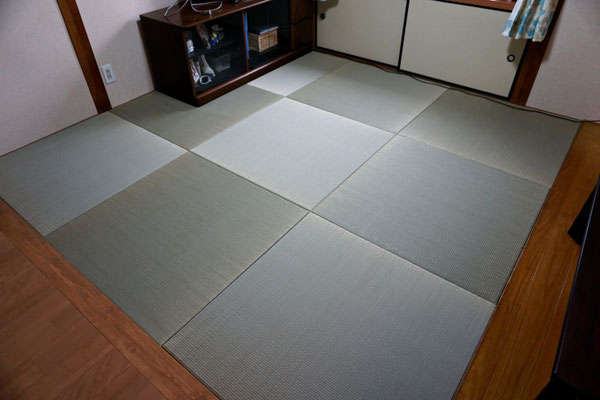 糟屋郡宇美町　施工後　へりなし畳