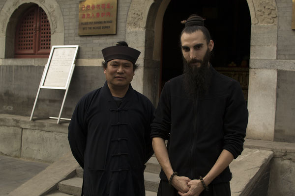 Maestro Zi Xiao con el Maestro Zhao Yuan Fu