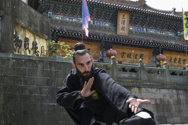 Maestro Zi Xiao en los templos de Wudang