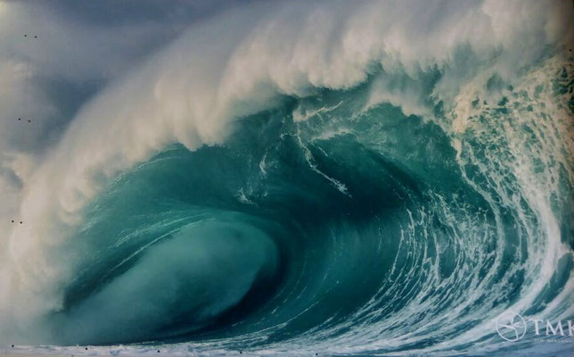 Spektakuläre Aufnahme dieser Welle...