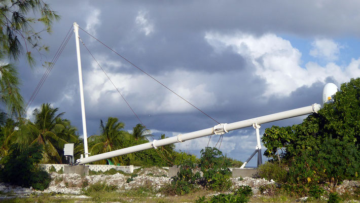 Aufgegebener Versuch einer Klappbaren Windkraftanlage, welche auch Cyclone überstehen könnte