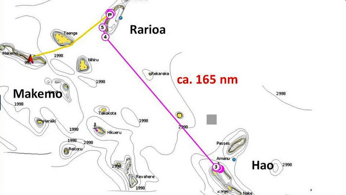 Die Route nach Rarioa