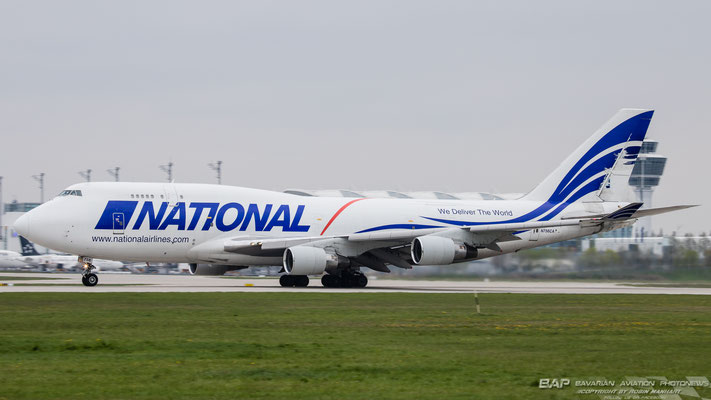 N756CA B744F NATIONAL AIRLINES "WHITE C/S"