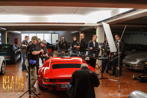 Stefan Czech as the DoP for the second shot for the movie "Chain" from Jakale Film: on location with some Porsche