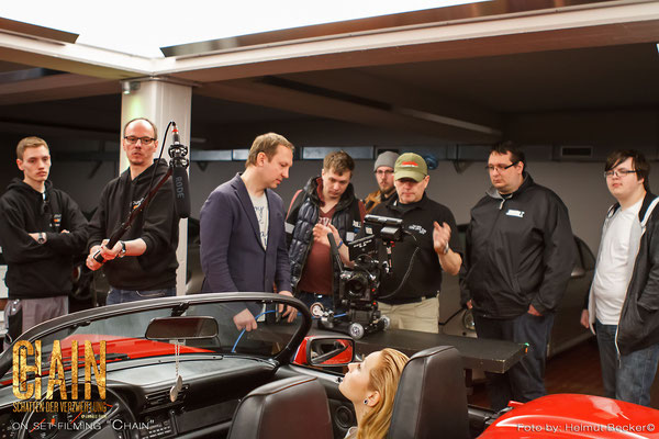 Stefan Czech as the DoP for the second shot for the movie "Chain" from Jakale Film: on location with some Porsche