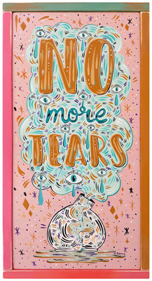 SOLD - No more tears - Acrylic on wood - 30 x 60 cm -  2021