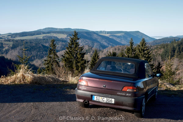 B 500 - Schwarzwald-Hochstraße im 306 Cabrio