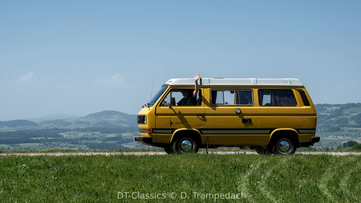 Mit den Bus Brothers & Sisters hoch über dem Zugersee.