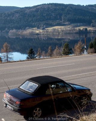 Rast am Schluchsee - 306 Cabrio im Schwarzwald