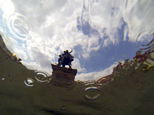 Flood, Wallenstein palace, Prague