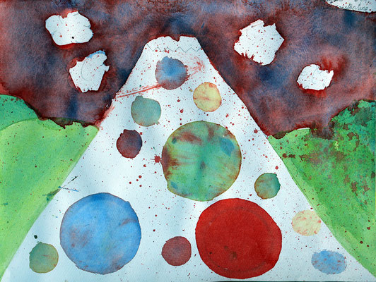 Une des peinture des plus petits sur le Kilimandjaro