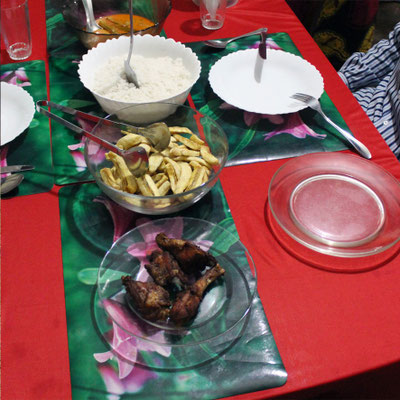 A table chez mama Shei