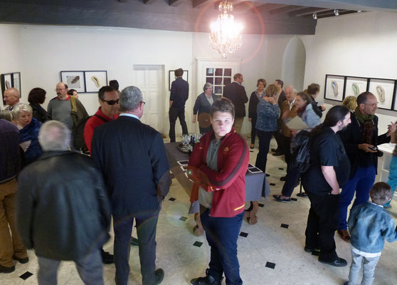 Vernissage de l'exposition. Photo de Alain Cotten