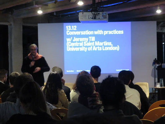 Conversation with Practices w/ Jeremy Till Architectes et intelligences du développement des territoires. Agence 51N4E
