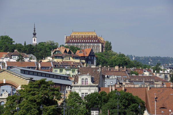 Einfahrt nach Budapest