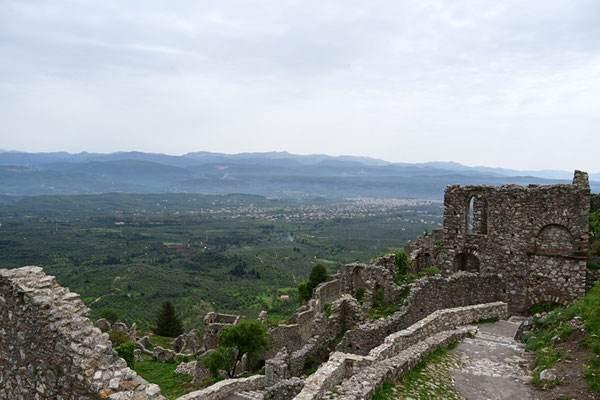 Mystras, Oberstadt